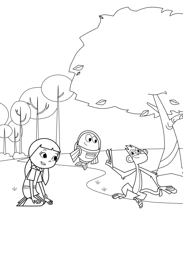 Fishtronaut Coloring Pages – 012