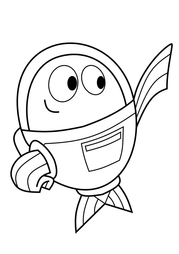 Fishtronaut Coloring Pages – 014