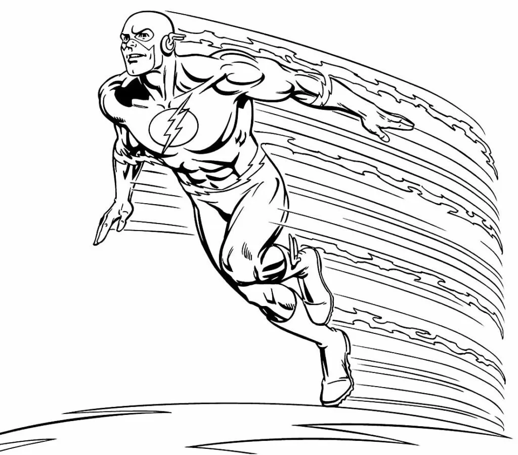 Flash Coloring Pages – 003