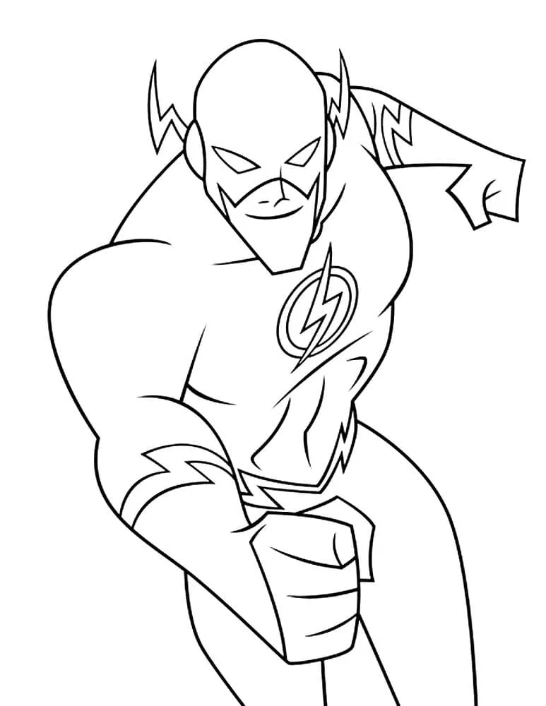 Flash Coloring Pages – 007