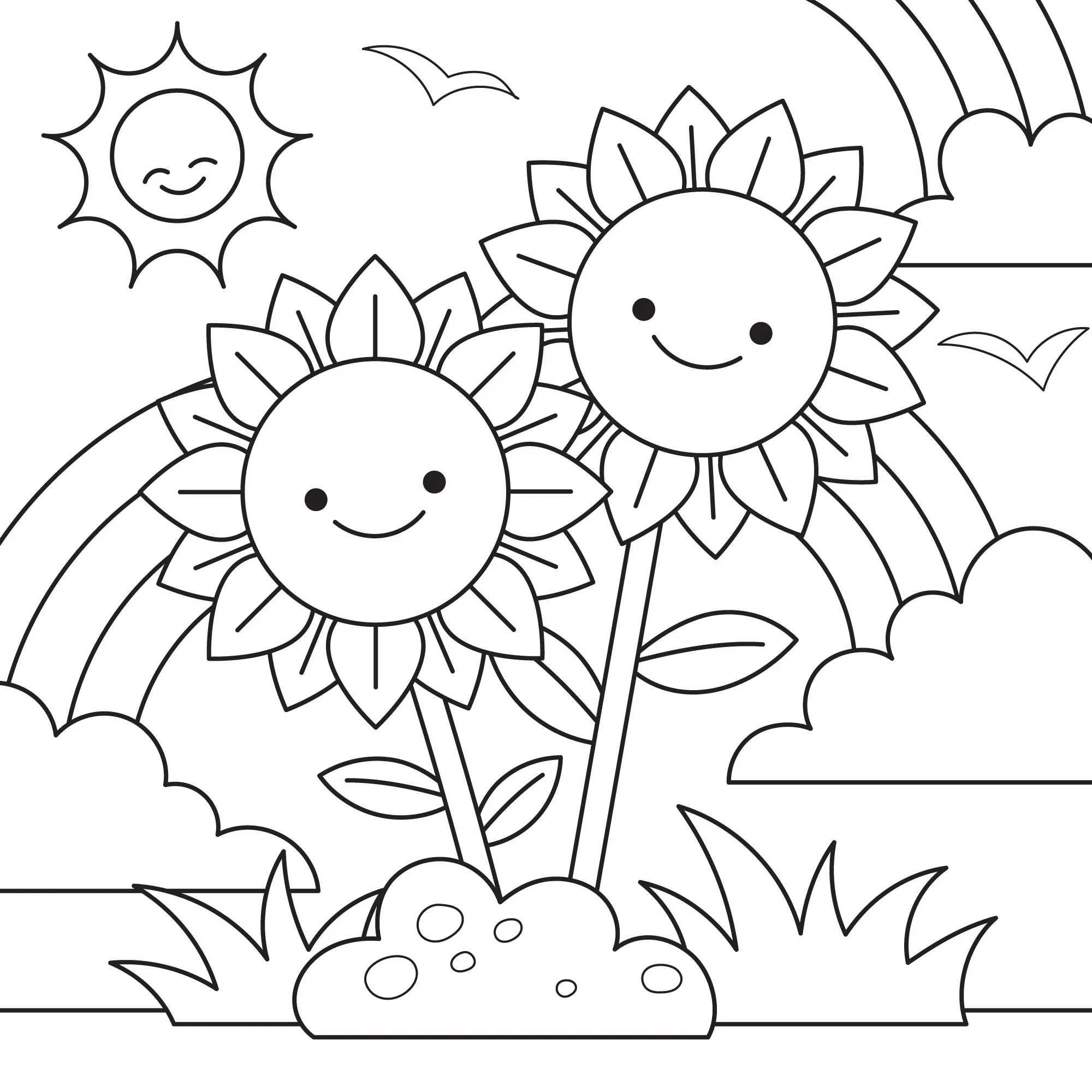 Flowers Coloring Pages – 013