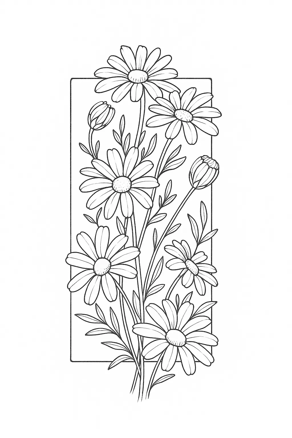 Flowers Coloring Pages – 023