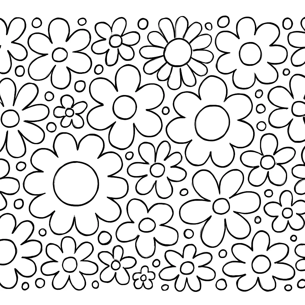 Flowers Coloring Pages – 025