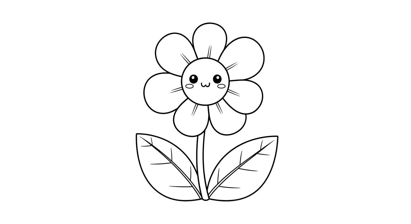 Flowers Coloring Pages – 028