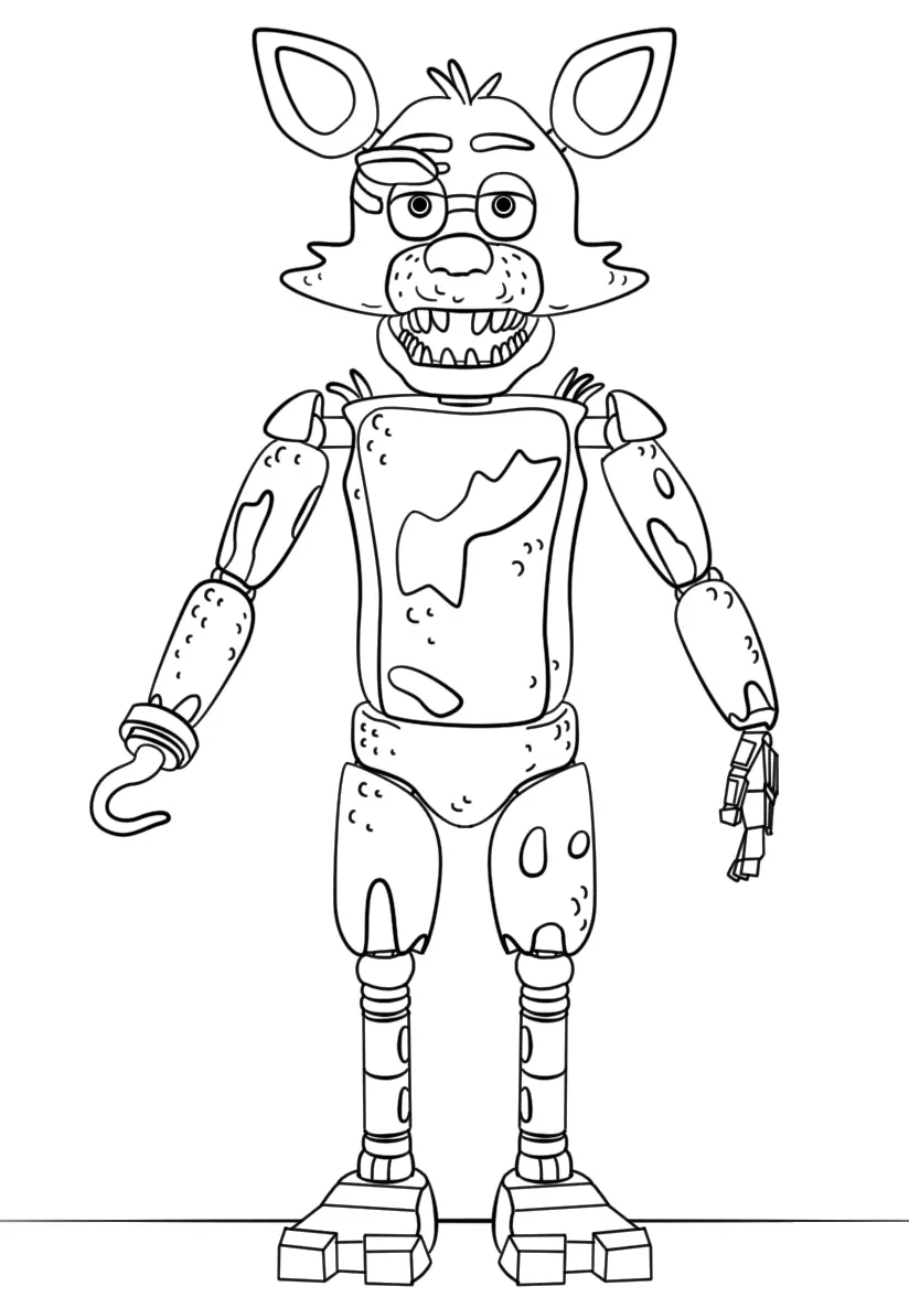 Fnaf Coloring Pages – 008