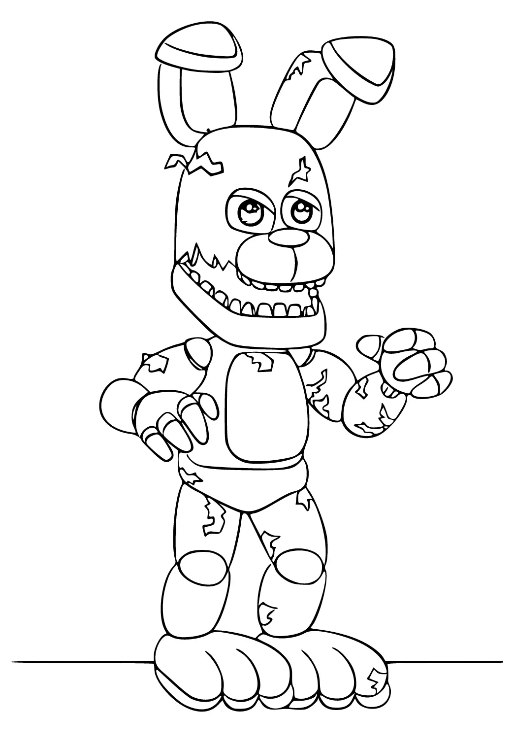 Fnaf Coloring Pages – 010