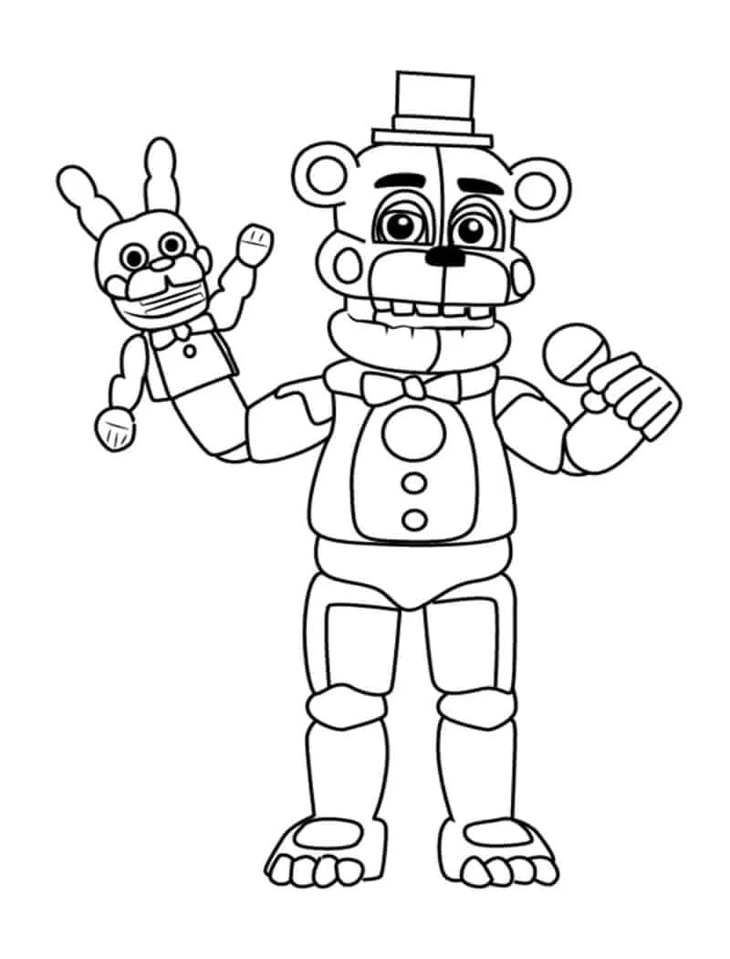 Fnaf Coloring Pages – 012