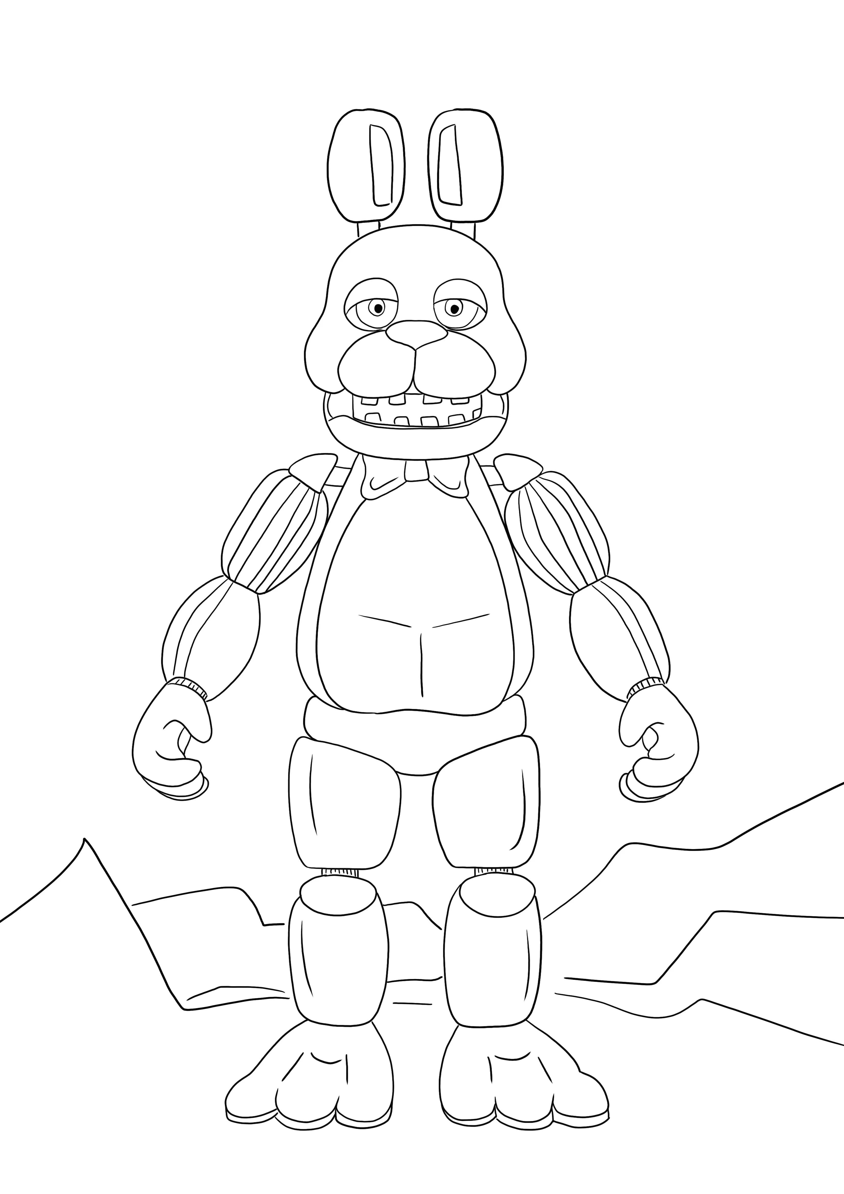 Fnaf Coloring Pages – 014