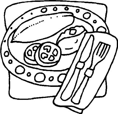 Food Coloring Pages – 016