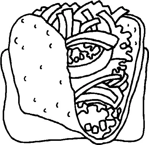 Food Coloring Pages – 028