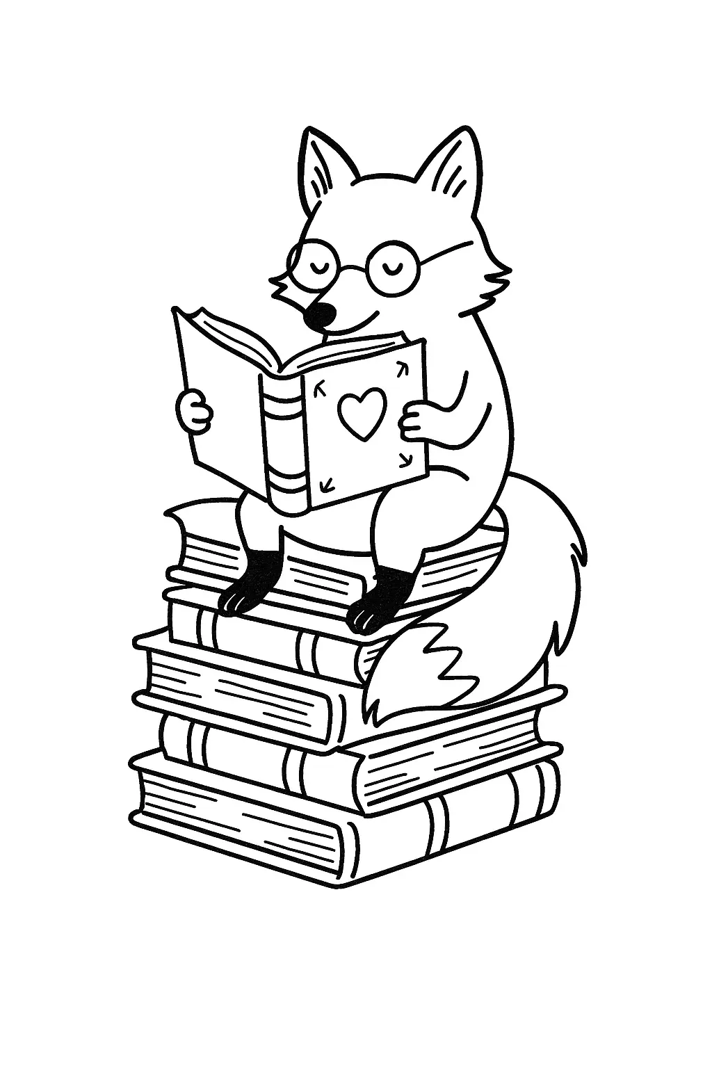 Fox Coloring Pages – 024