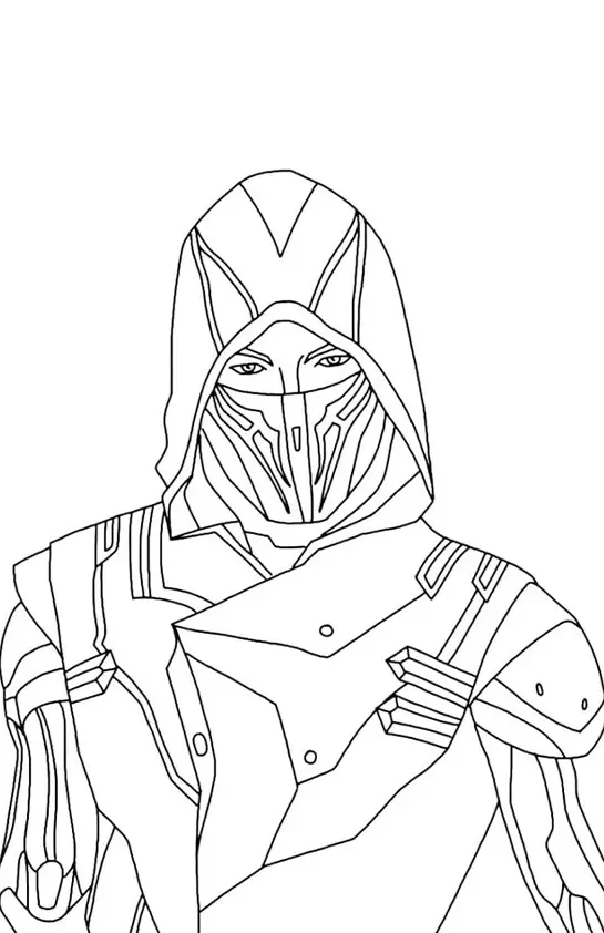 Free Fire Coloring Pages – 006