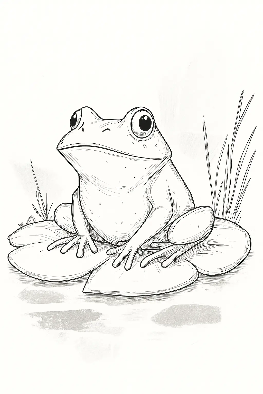 Frog Coloring Pages – 019