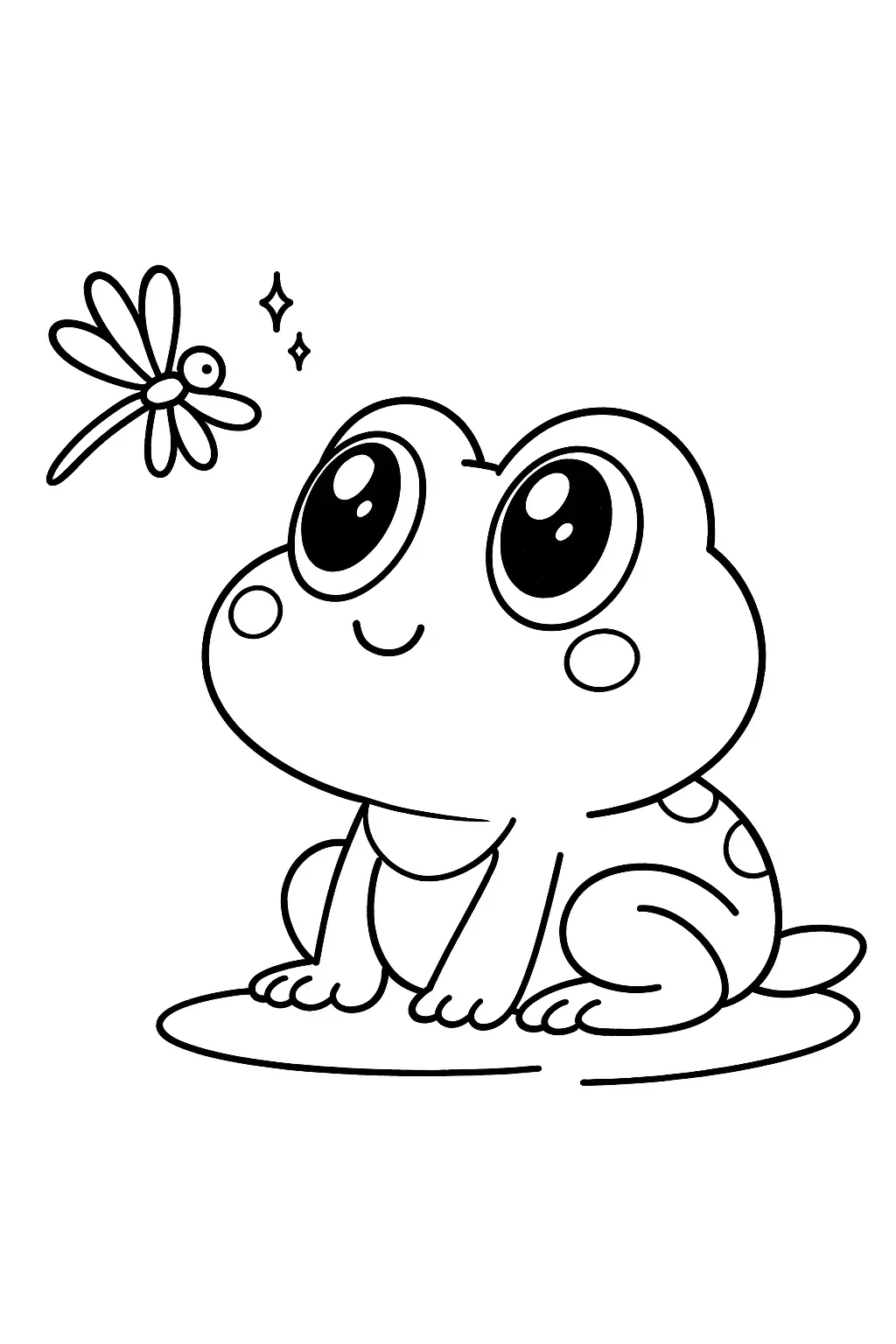 Frog Coloring Pages – 021