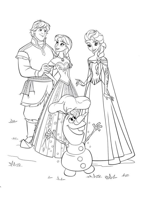 Frozen Coloring Pages – 027