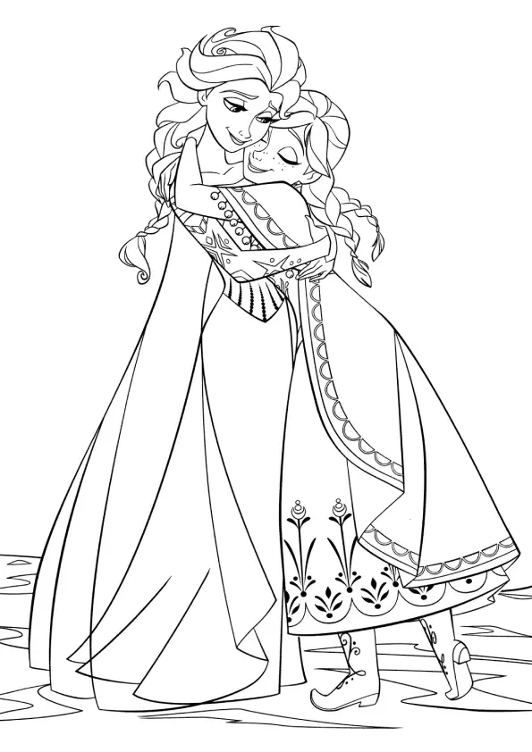 Frozen Coloring Pages – 028