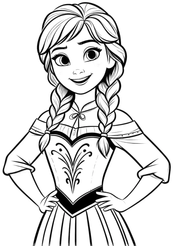 Frozen Coloring Pages – 029