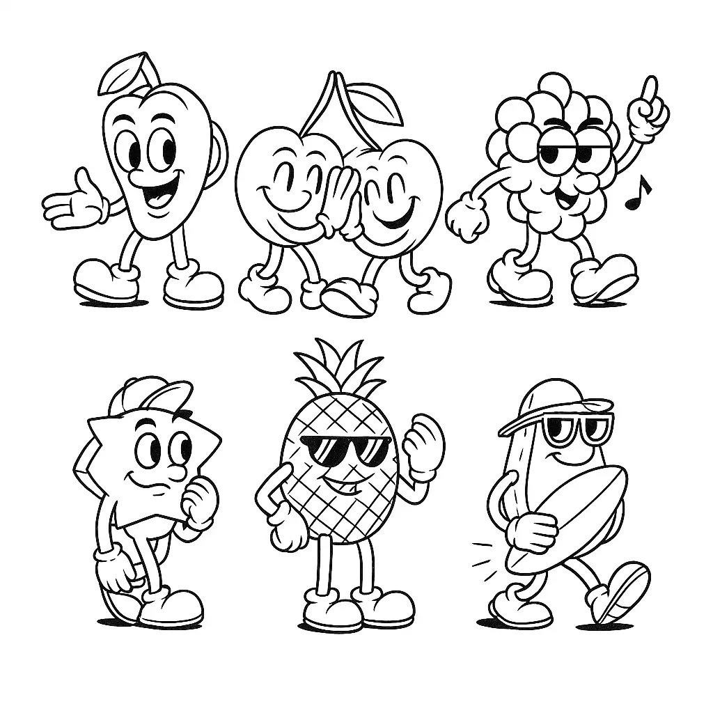 Fruits Coloring Pages – 016