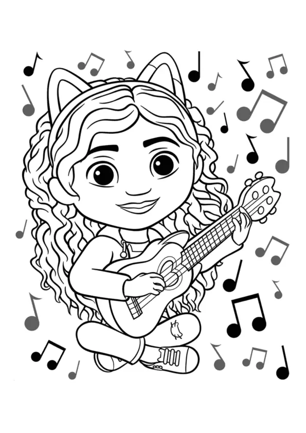 Gabbys Dollhouse Coloring Pages – 012