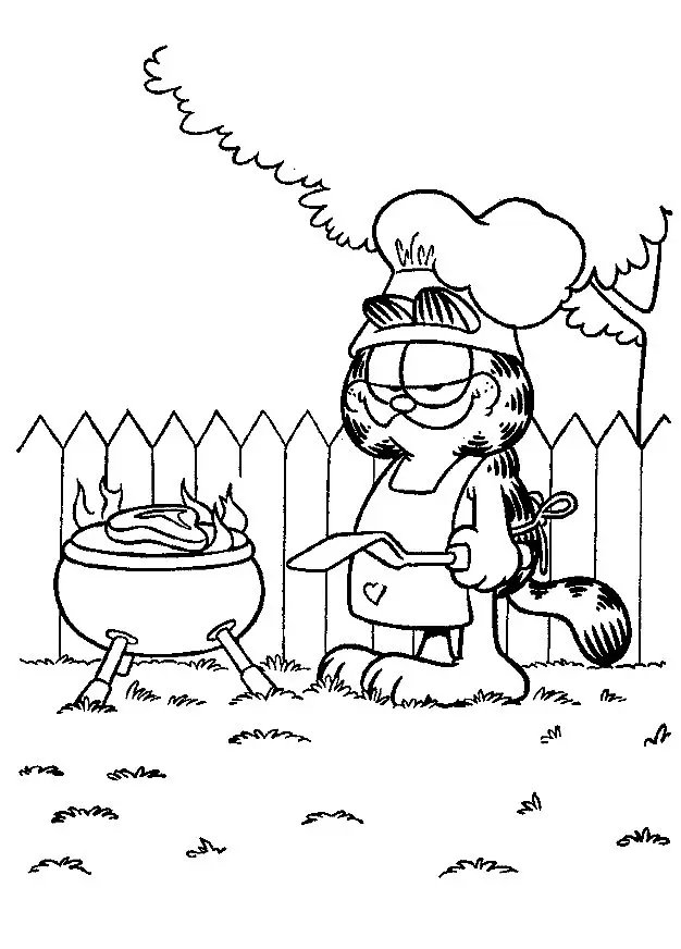 Garfield Coloring Pages – 003