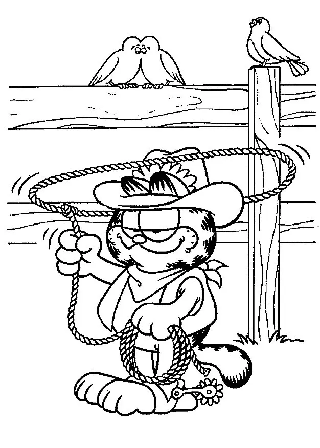 Garfield Coloring Pages – 004