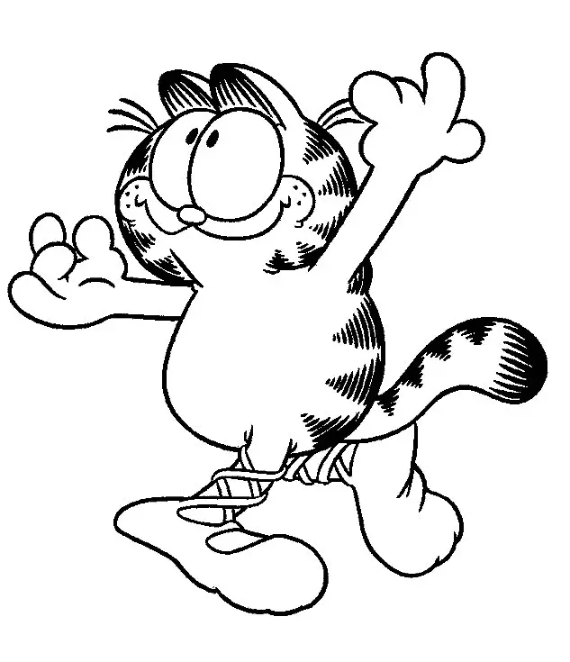 Garfield Coloring Pages – 009