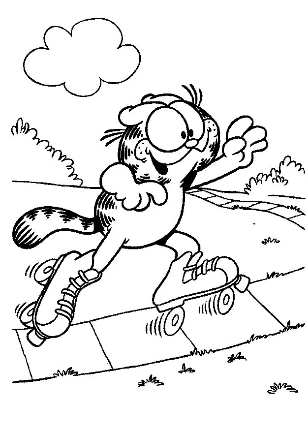 Garfield Coloring Pages – 010