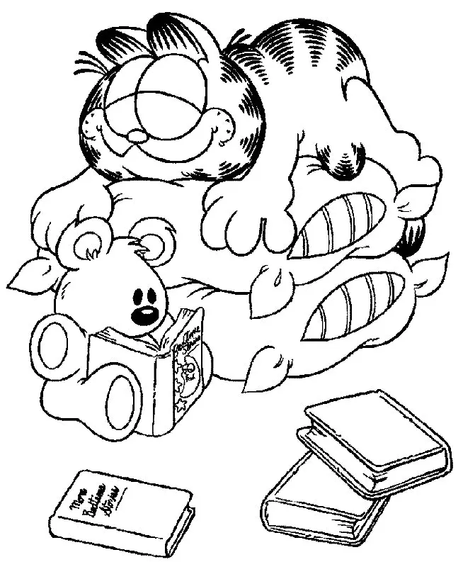 Garfield Coloring Pages – 012