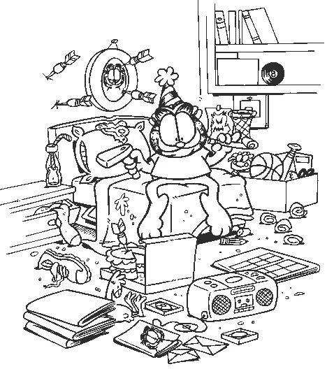 Garfield Coloring Pages – 015