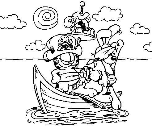 Garfield Coloring Pages – 016