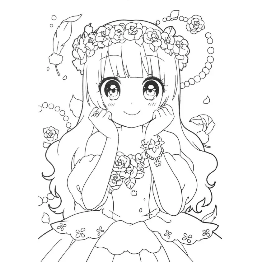 Girls Coloring Pages – 024