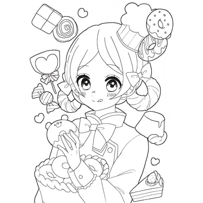 Girls Coloring Pages – 025