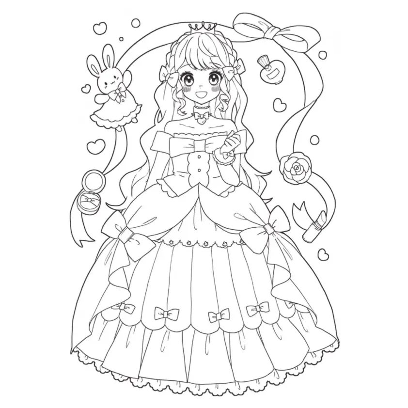 Girls Coloring Pages – 028