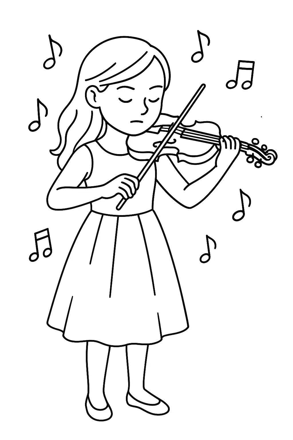 Girls Coloring Pages – 040