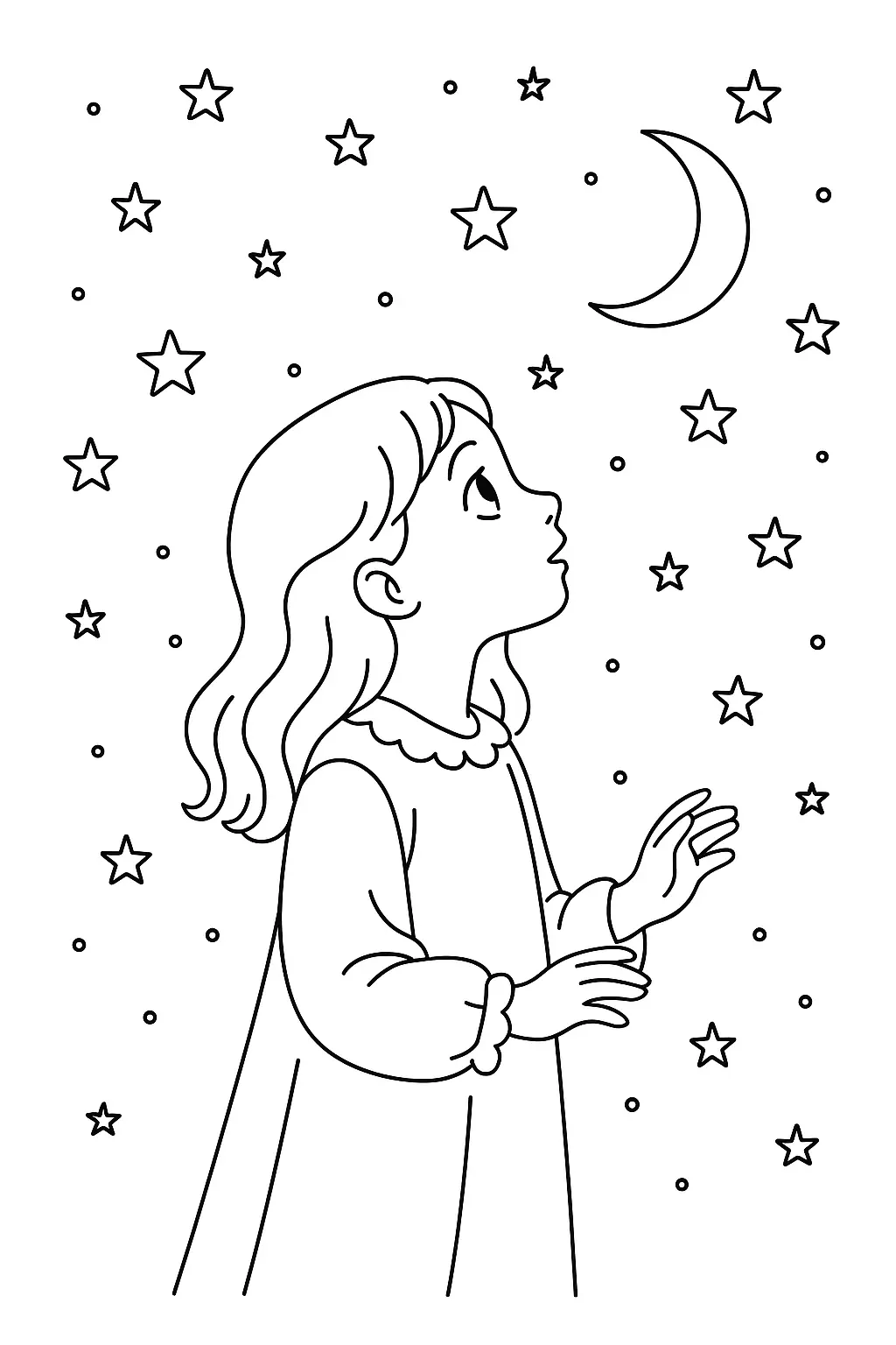 Girls Coloring Pages – 046
