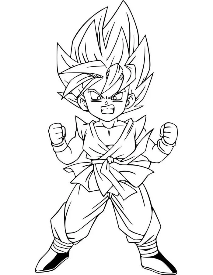 Goku Coloring Pages – 007