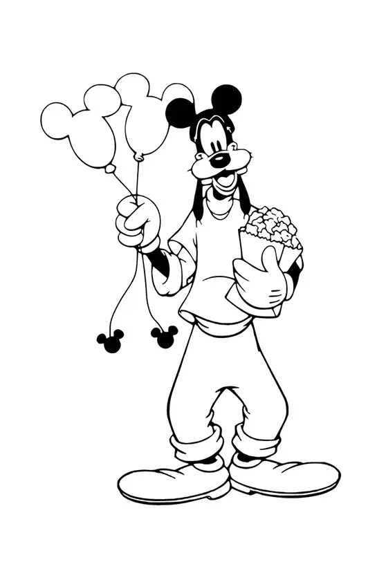 Goofy Coloring Pages – 007