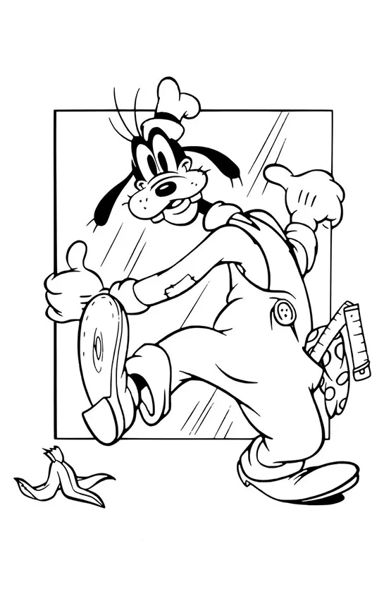 Goofy Coloring Pages – 013