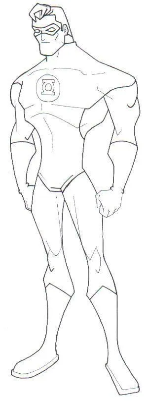Green Lantern Coloring Pages – 004
