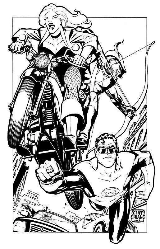 Green Lantern Coloring Pages – 005