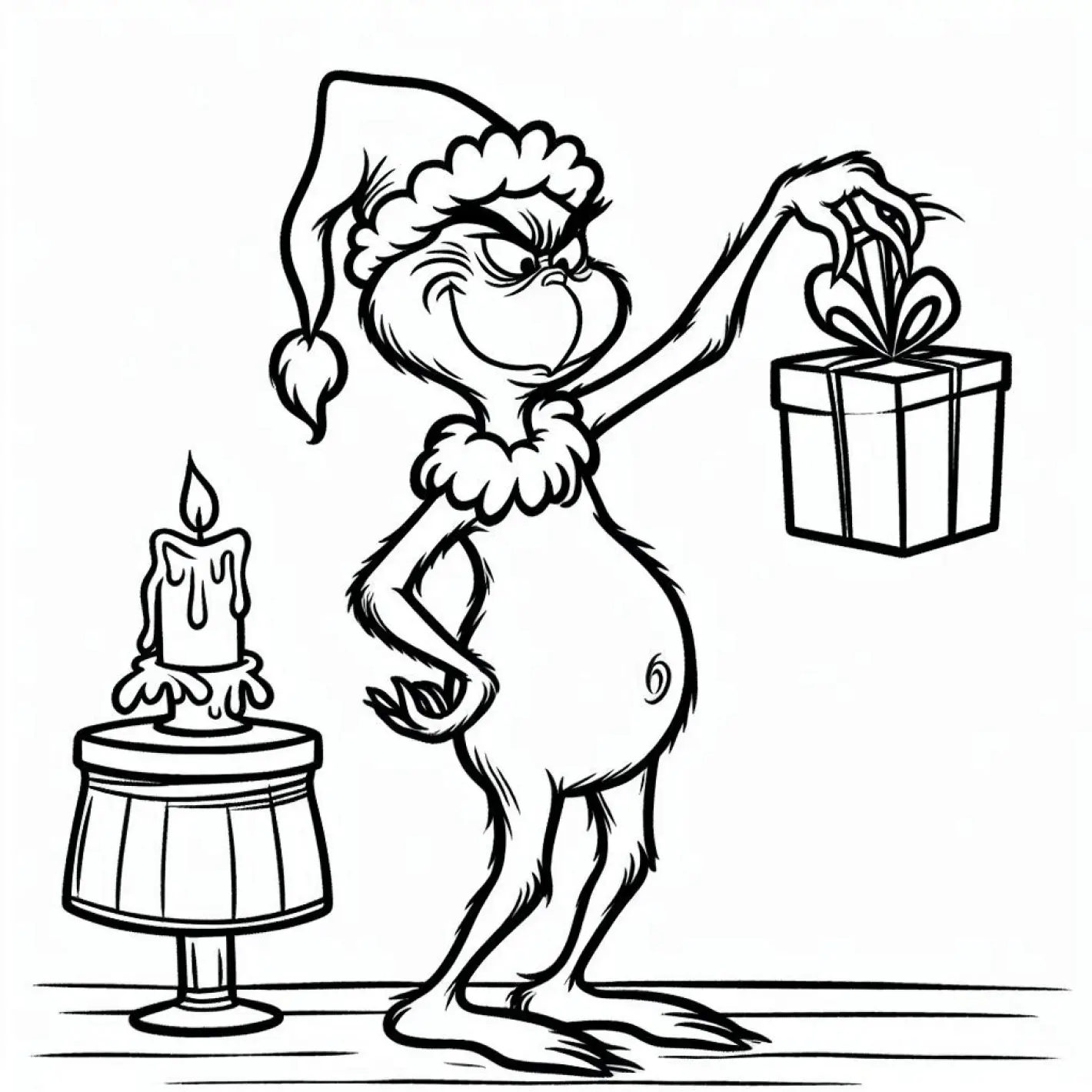 Grinch Coloring Pages – 013