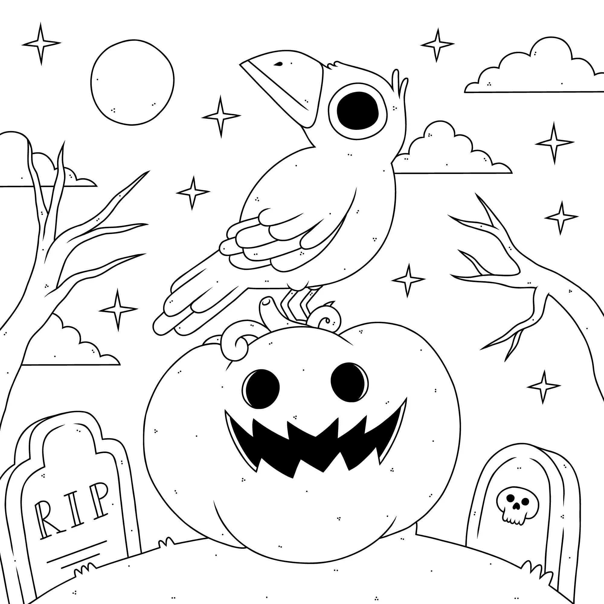 Halloween Coloring Pages – 020