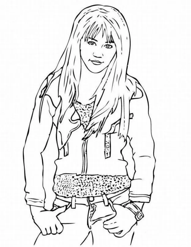 Hannah Montana Coloring Pages – 004