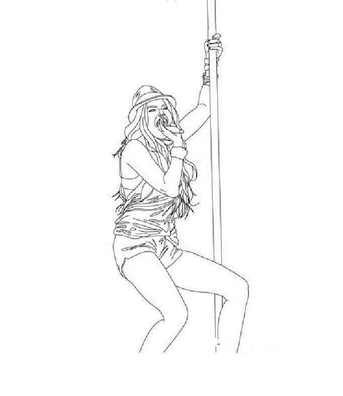 Hannah Montana Coloring Pages – 009