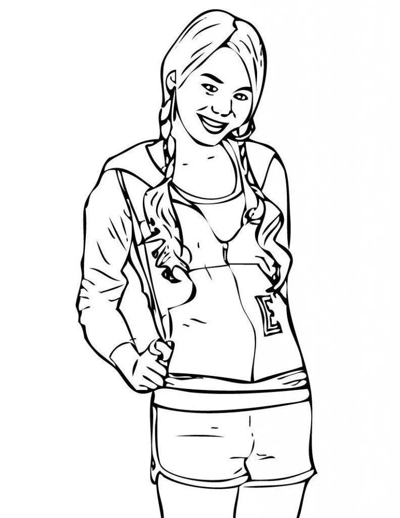 Hannah Montana Coloring Pages – 010
