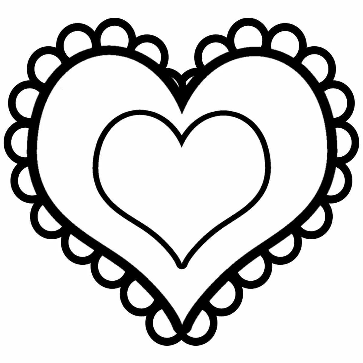 Heart Coloring Pages – 013