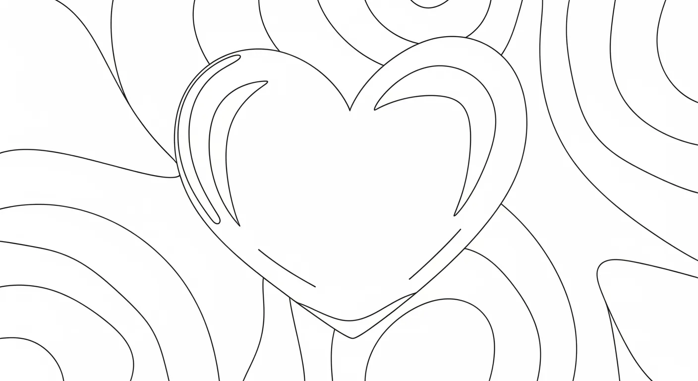 Heart Coloring Pages – 047