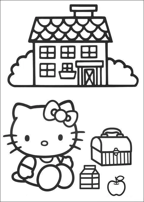 Hello Kitty Coloring Pages – 004