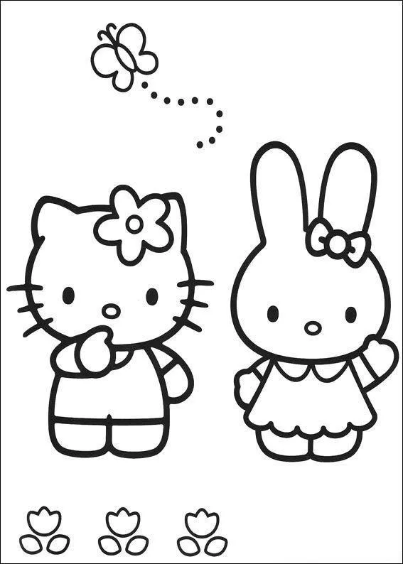Hello Kitty Coloring Pages – 007