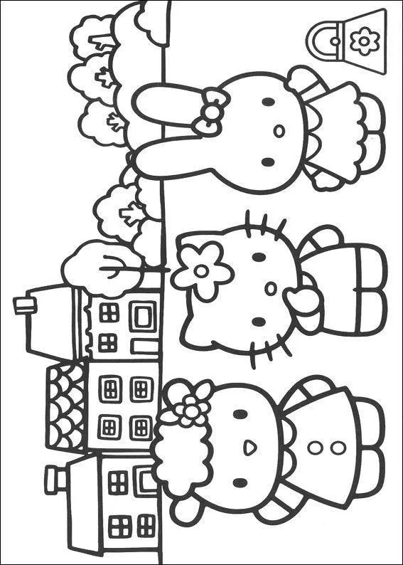 Hello Kitty Coloring Pages – 010